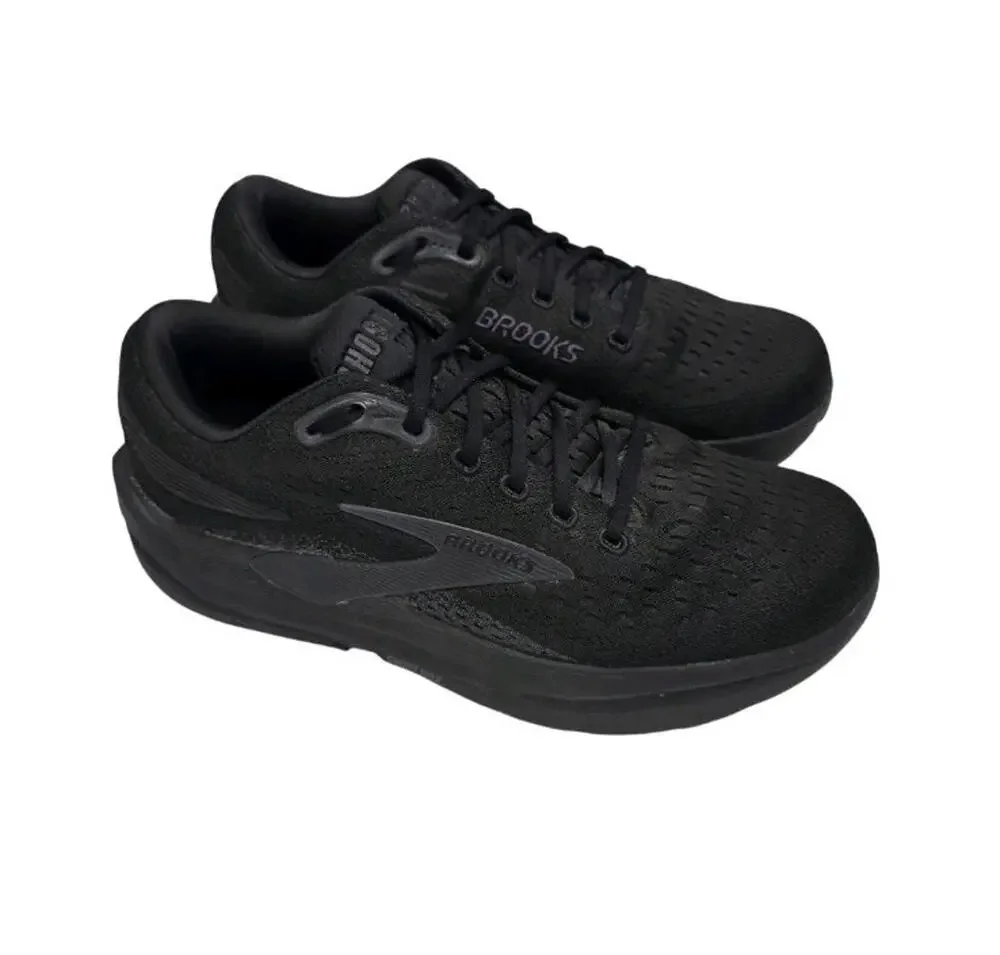Brooks Ghost Max 3 Mens Size 10.5 Wide 2E Black Ebony Running Shoes 1104642E020